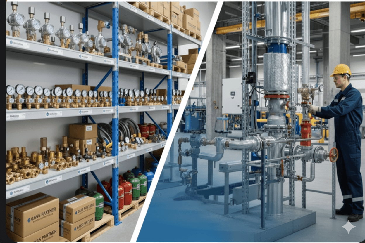 GP Norge Products - Gas Installation Equipment and Warehouse